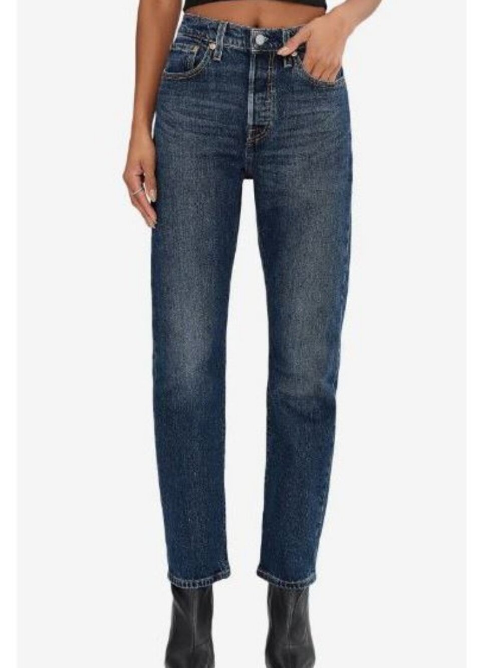 NWT Levi's 501®  Premiun Original  Fit Straight Leg Women's Jeans  25X28